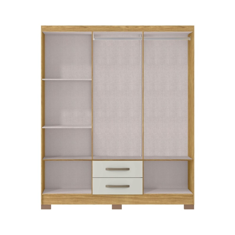 ROPERO - SANTIAGO 6 PUERTAS MARROCO OFF WHITE