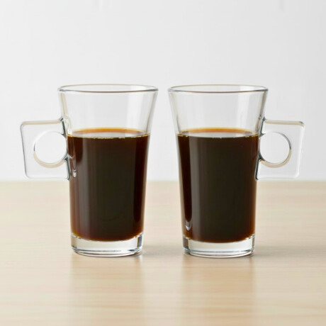 Set x2 Taza con asa Gaiyo 250 ml TRANSPARENTE