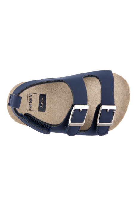 Sandalias de bebé, con velcro, azules Sin color
