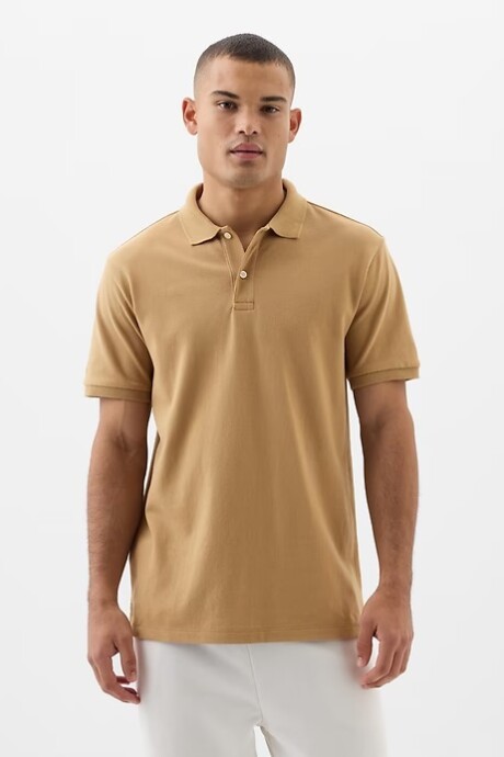 Remera Polo Pique Hombre Perfect Khaki