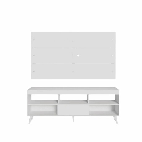 Rack con Panel para TV hasta 65 Pulgadas Blanco