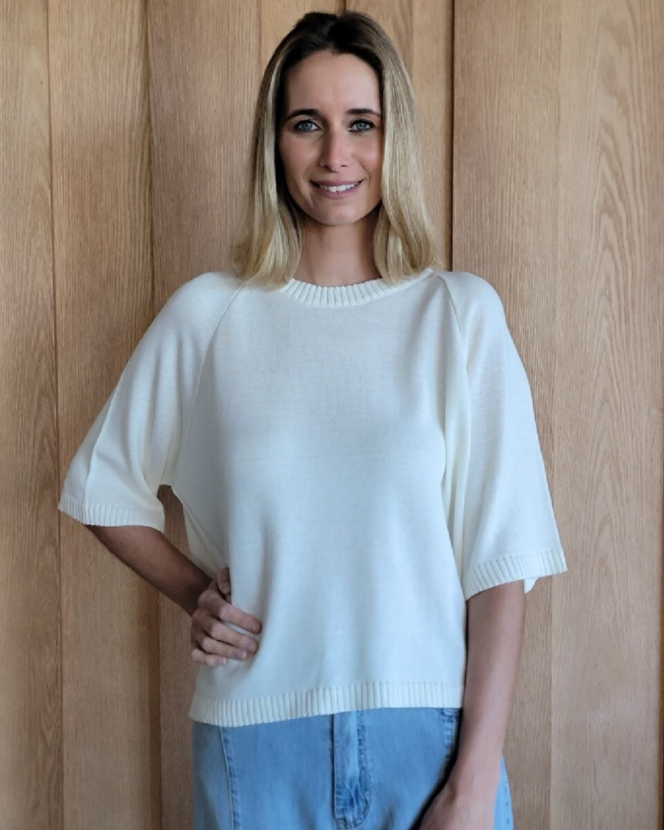 Buzo Kiwi Knitted - Crudo 
