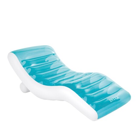 INTEX REPOSERA INFLABLE PREMIUM AZUL MAXIMO 100 KGS 191 X 99 CMS Intex Reposera Inflable Premium Azul Maximo 100 Kgs 191 X 99 Cms