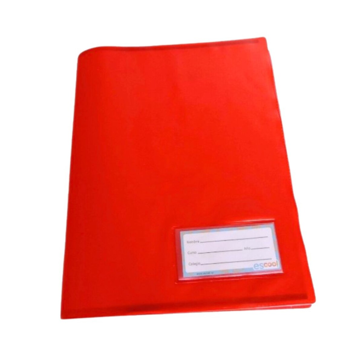 Forro p/ cuaderno Tabare PVC Rojo - Zz 
