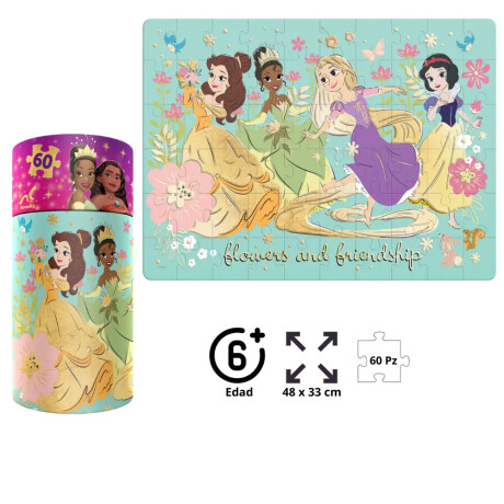 Puzzle Novelty Disney Princess Cilindro Puzzle Novelty Disney Princess Cilindro