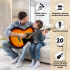 Guitarra Electroacústica para Diestros con Funda Color Cedro gui002 Guitarra Electroacústica para Diestros con Funda Color Cedro gui002