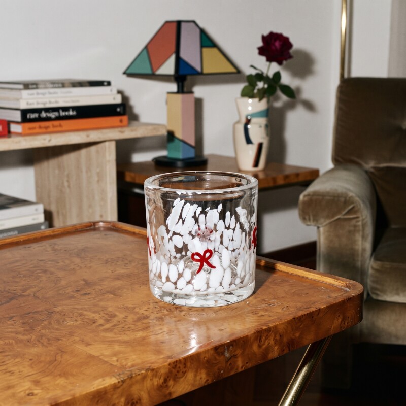 Vaso de vidrio Moño Vaso de vidrio Moño
