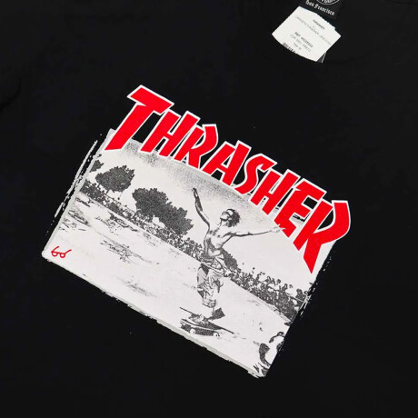 Remera Thrasher Jake Dish Negro