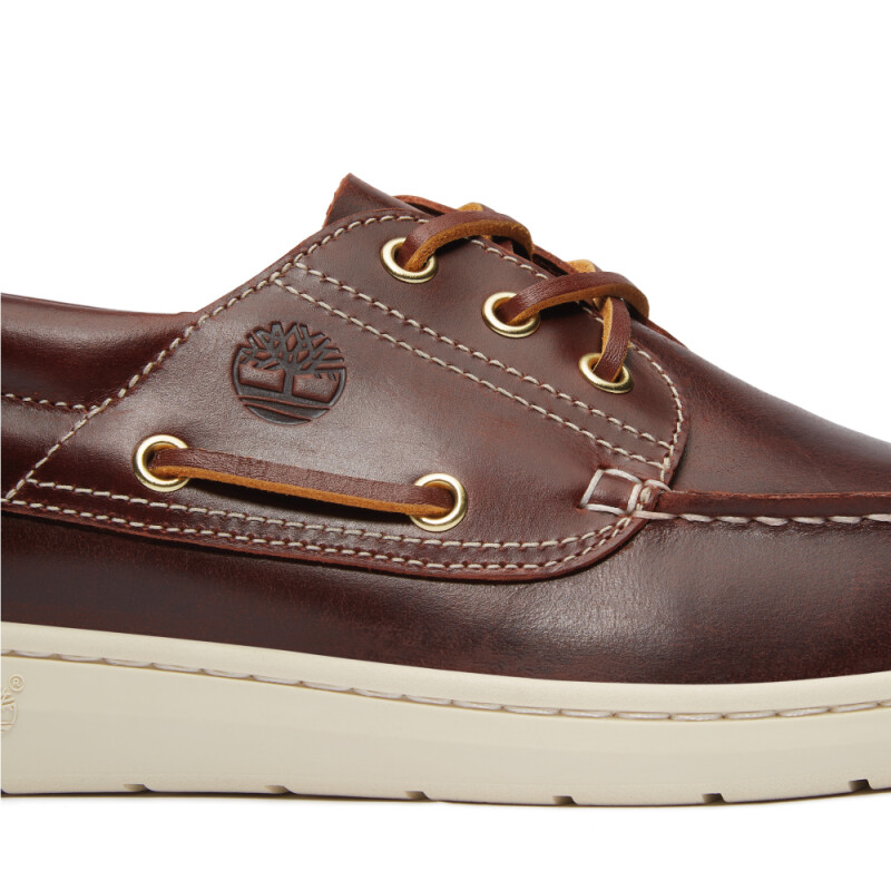 Zapatos Naúticos Portofino Pier Hombre Burgundy Full Grain