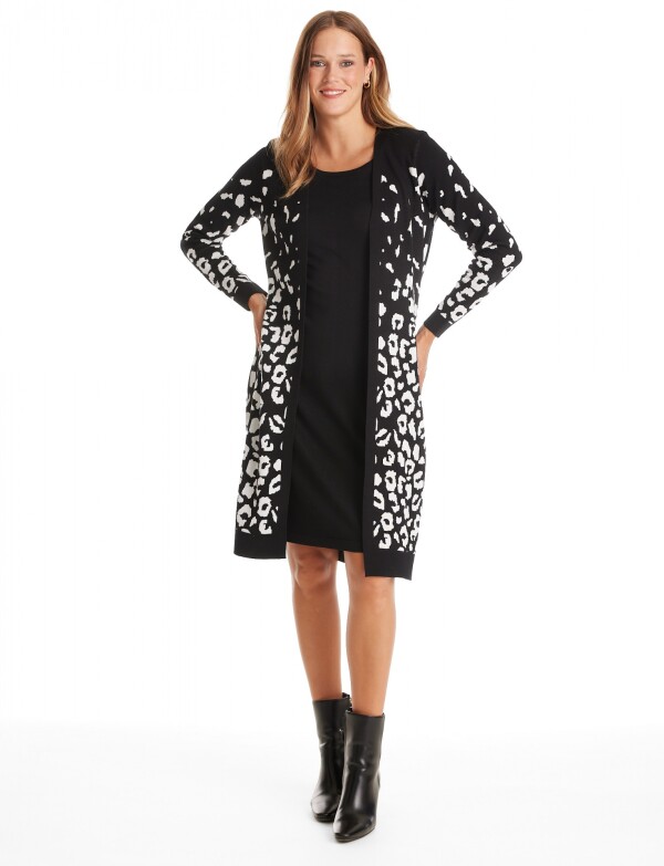 Vestido Twofold NEGRO/CRUDO