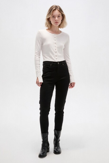 Pantalon Bardot Negro
