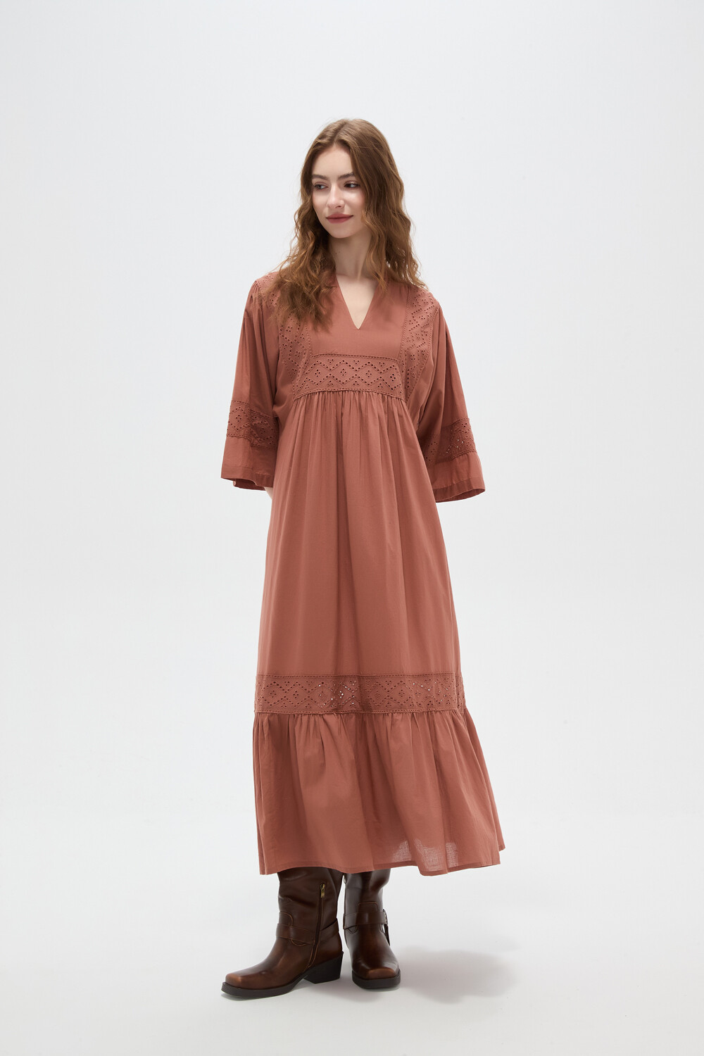 Vestido Brows Chocolate