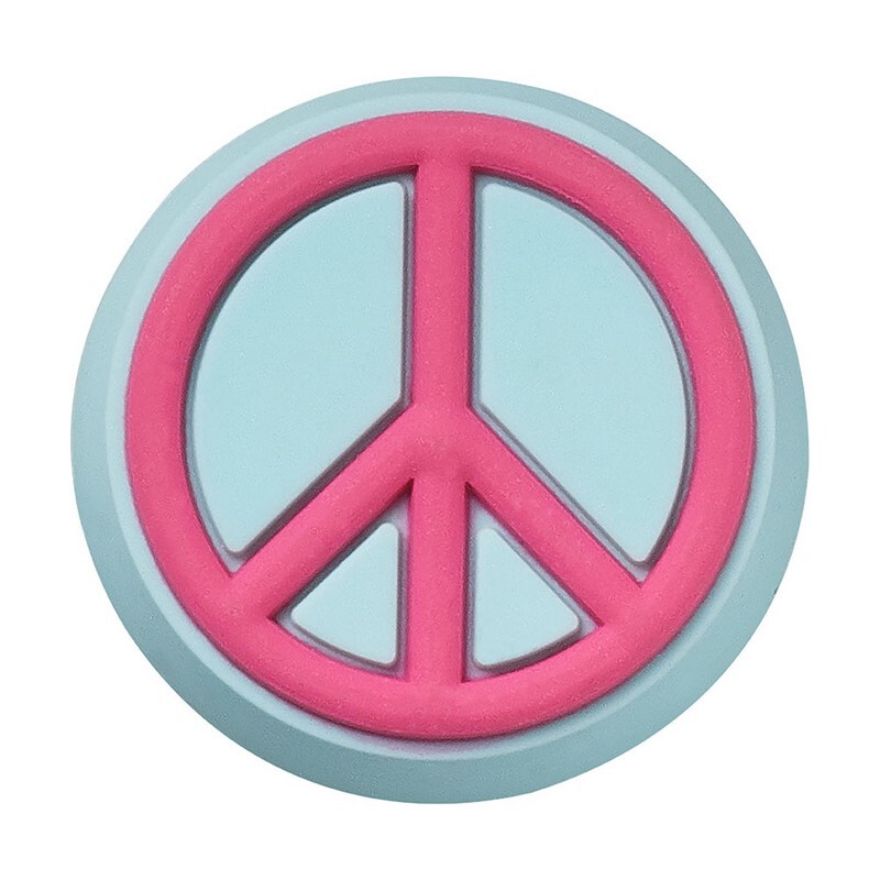 Jibbitz™ Charm Símbolo de paz Multicolor