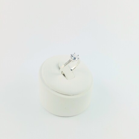 Anillo de plata 925 con circonia, Cintillo. Anillo de plata 925 con circonia, Cintillo.