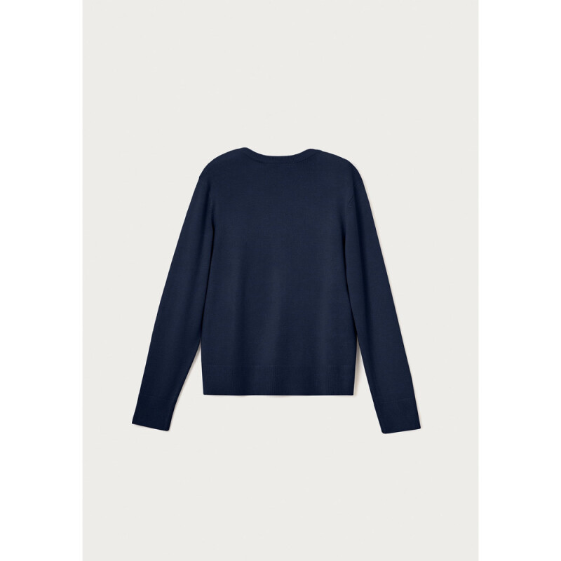 CARDIGAN FEM AZUL OSCURO