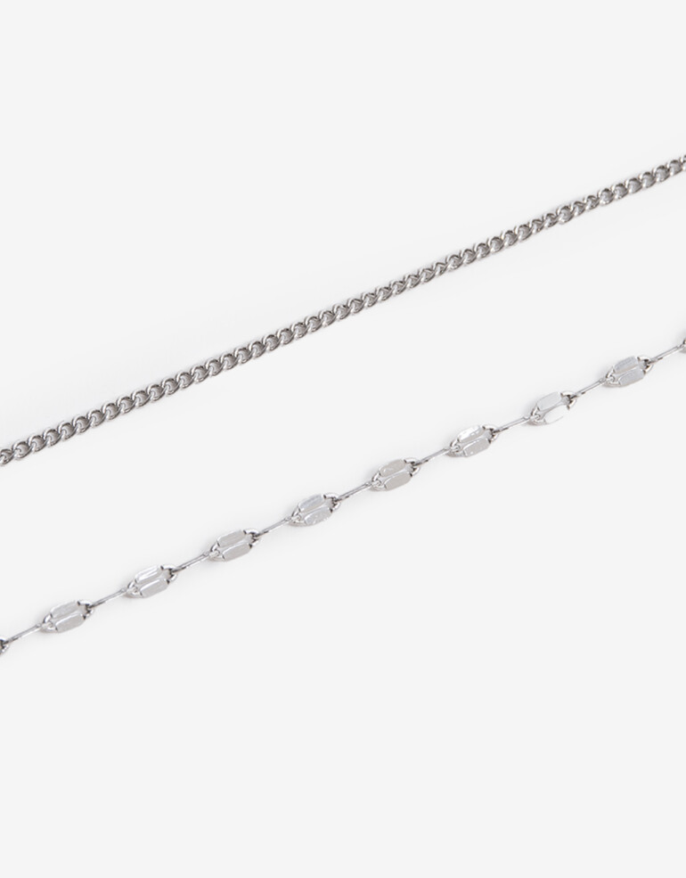 Pulseras Flexibles Sets Metal Set De Pulseras Flexibles - Plateado Rodio