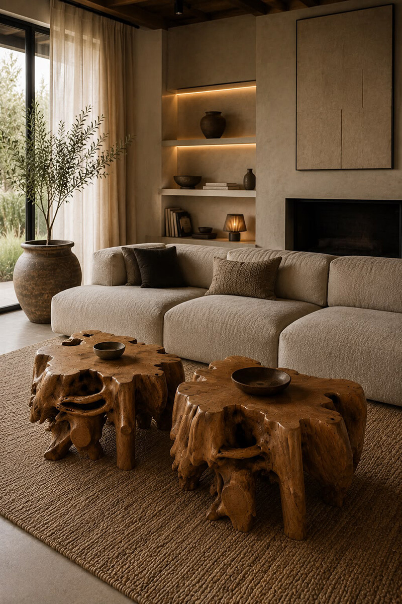 RAIZ MESA DE LIVING RAIZ 22632 80X60X45H CM