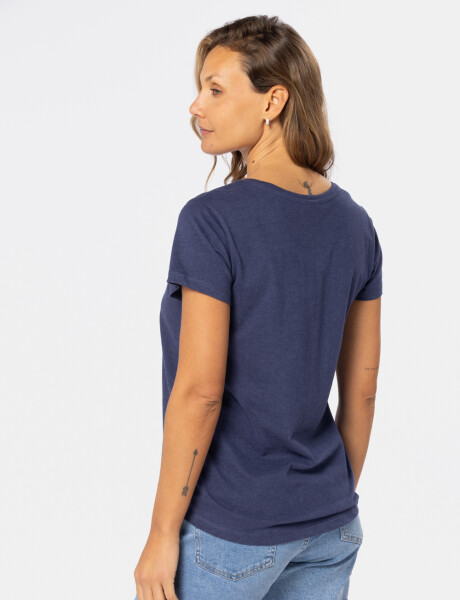 REMERA BÁSICA DE ALGODÓN Azul