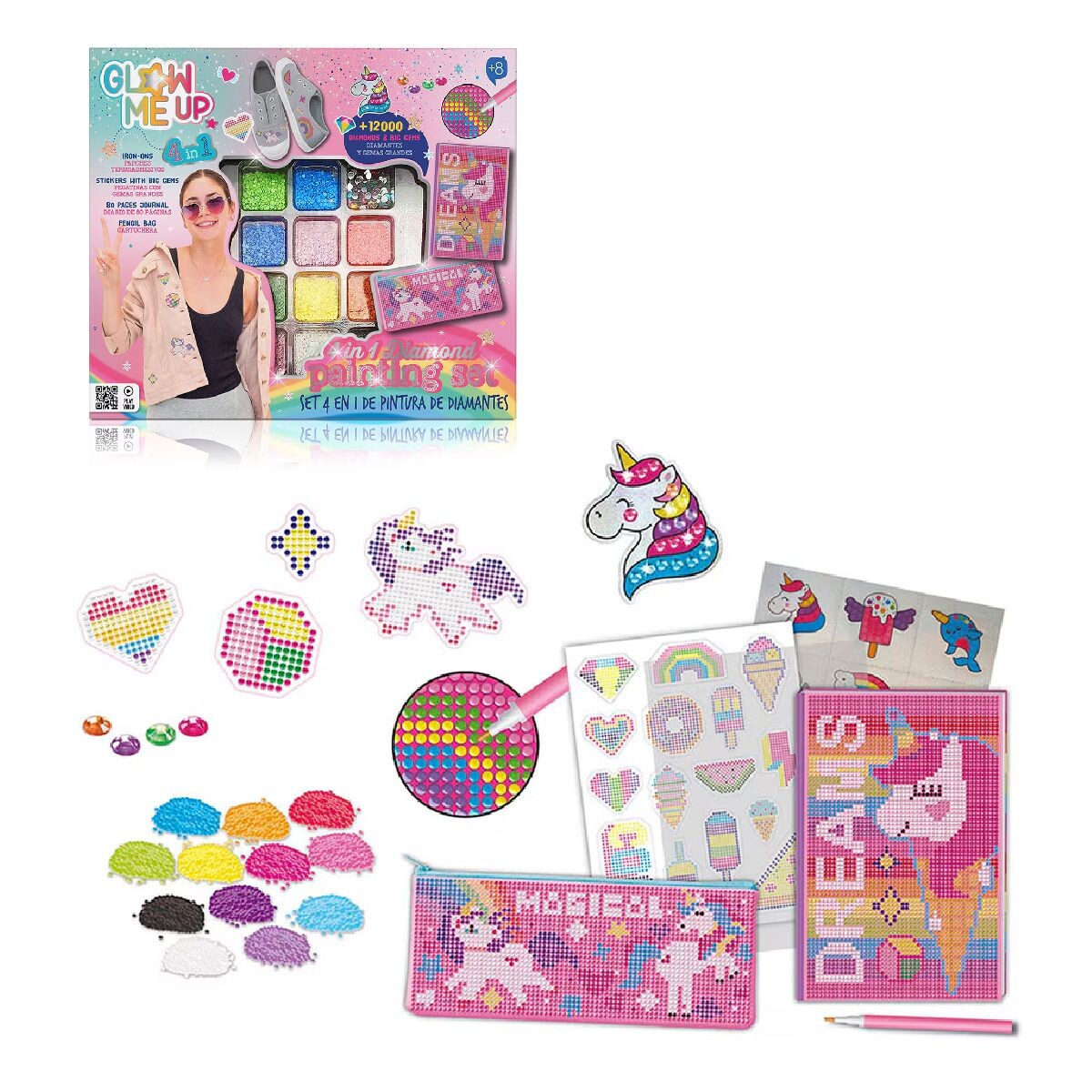 GLOW ME UP - SET DE MOLDES Y PINTURAS 