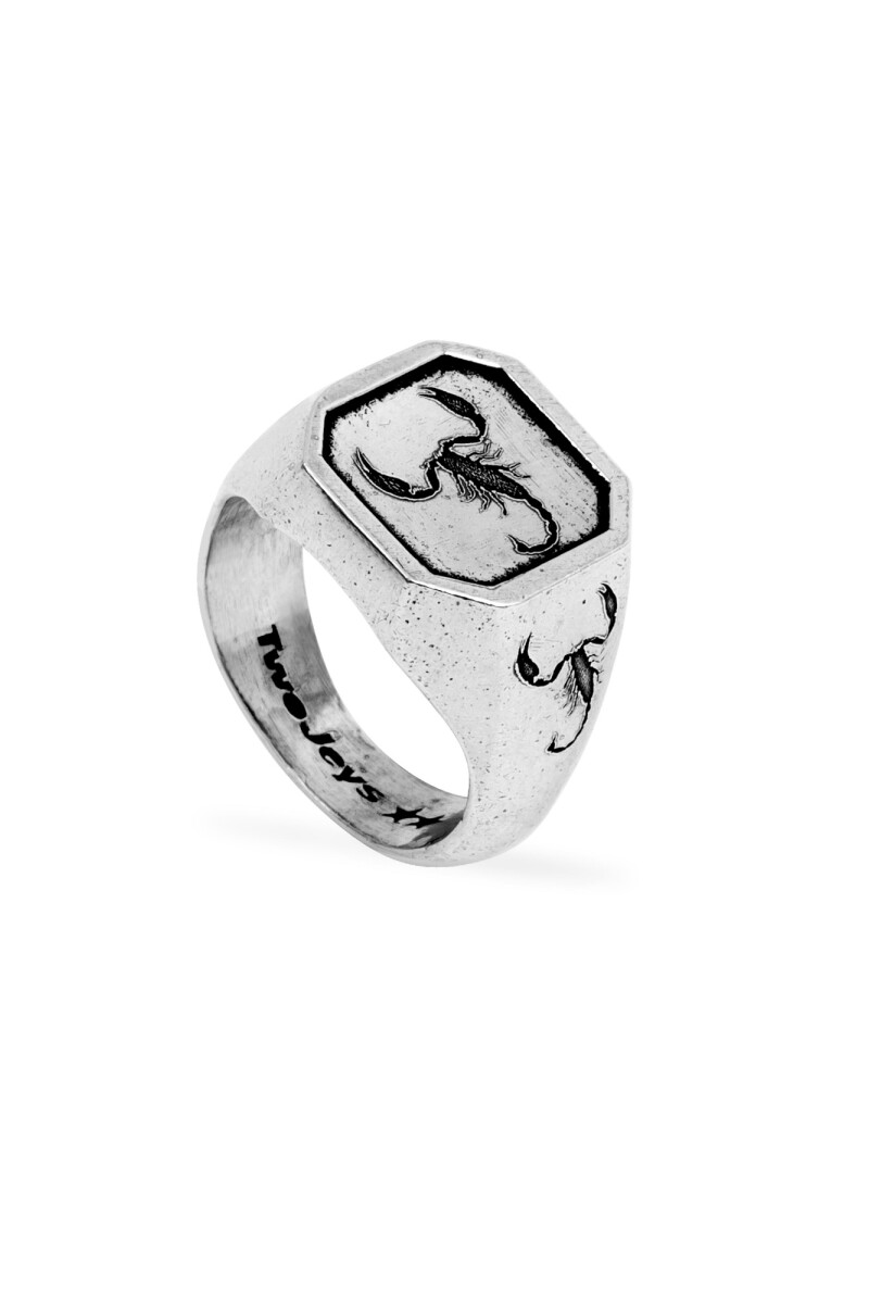 Twojeys Scorpio Ring Plata Plata