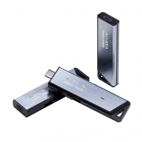 Pendrive Adata 512GB Metálico Retráctil Silver 001