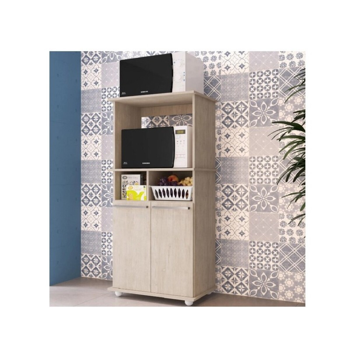 BALCON HORNO Y MICRO CON FRUTERA ARTECAS 