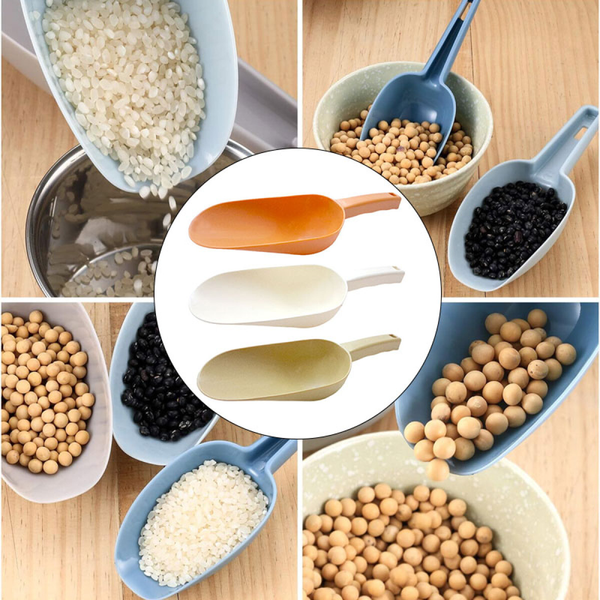 Pala plástica para hielo/harina/cocina/para pesar - Pala Plástica Para Hielo/harina/cocina/para Pesar 