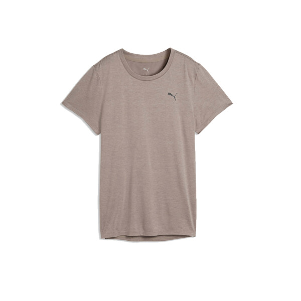 W TAD ESSENTIAL HEATHER TEE - PUMA BEIGE