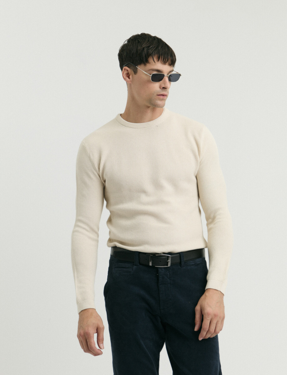 470169 SWEATER FERAUD Natural
