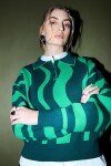 Sweater Wavy verde