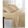Sábanas 2 Plazas Juego 4 Piezas C/ Funda Almohadas Polyester Beige Liso Sábanas 2 Plazas Juego 4 Piezas C/ Funda Almohadas Polyester Beige Liso
