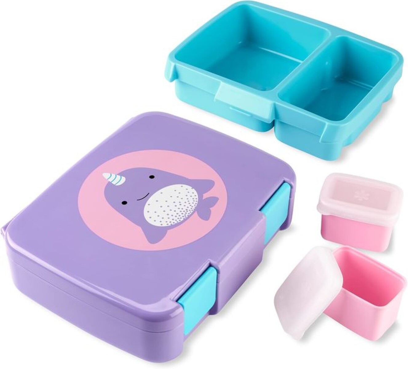 Lunchera bento box SKIP HOP - delfin violeta 
