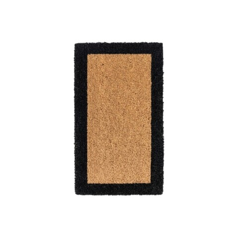 ALFOMBRA ENTRADA COCO/GOMA BEIGE COMB 33X60CM Unica