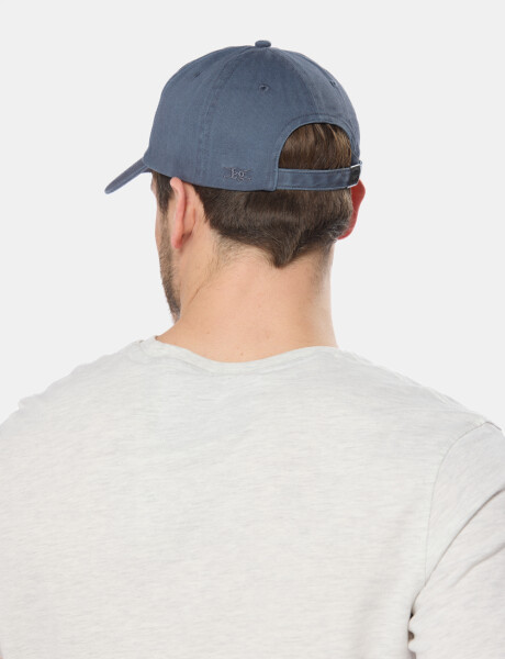 GORRO VISERA DE LONA CON PARCHE Piedra