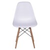 Silla Eames DKR - Base En Madera Blanco