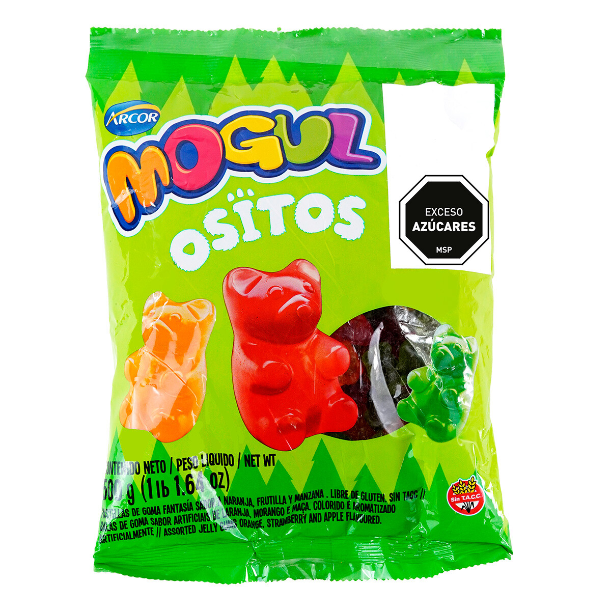 Gelatina Mogul Ositos 500g 