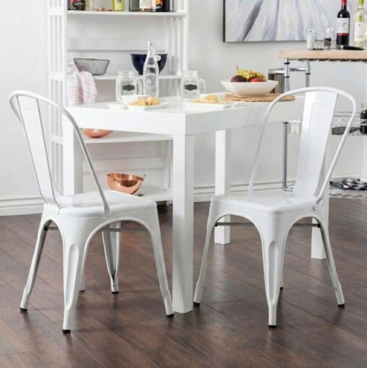 Silla Clásica Tolix Blanco 5454 — Casa Santiago Miguel