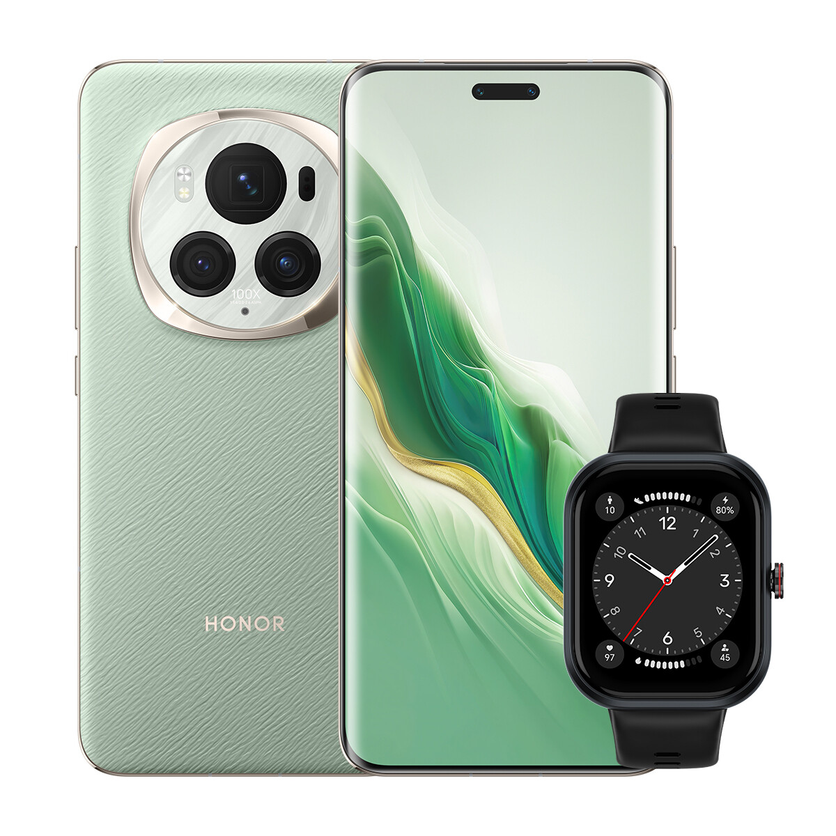 Honor Magic 6 Pro 512GB / 12GB RAM + Smartwatch Honor Choice Haylou Watch - Green 