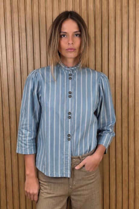 Camisa Carlita Denim Celeste Raya 2