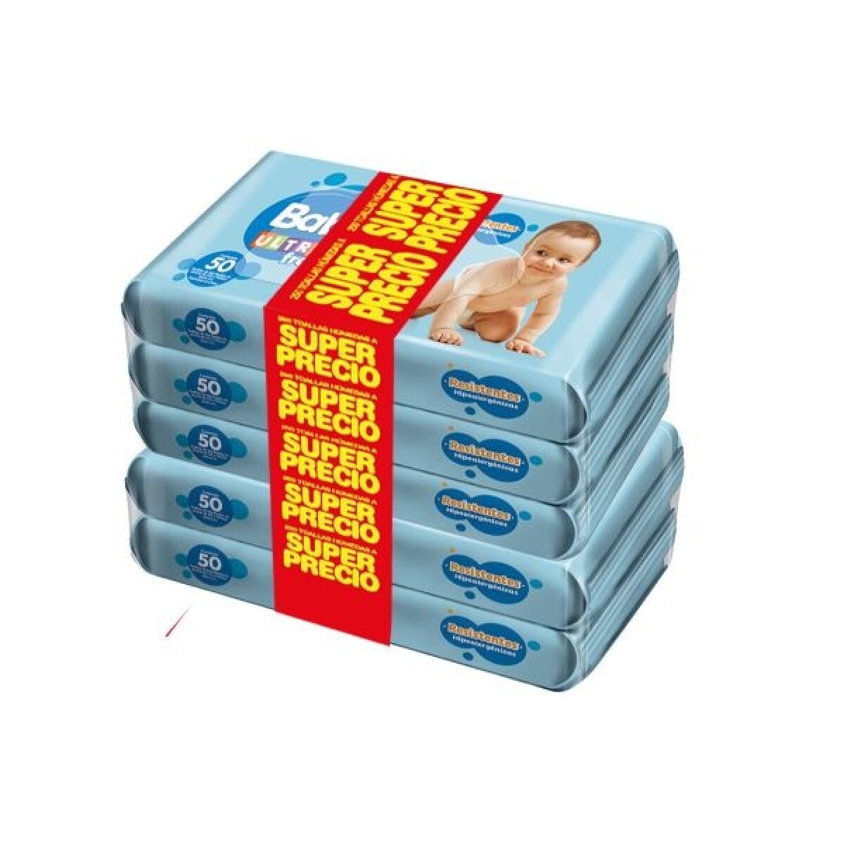 Pack Toallas Húmedas Babysec 250 Unidades 