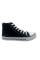 BOTA DEPORTIVA MEDIO BASKET LONA ADULTO Negro