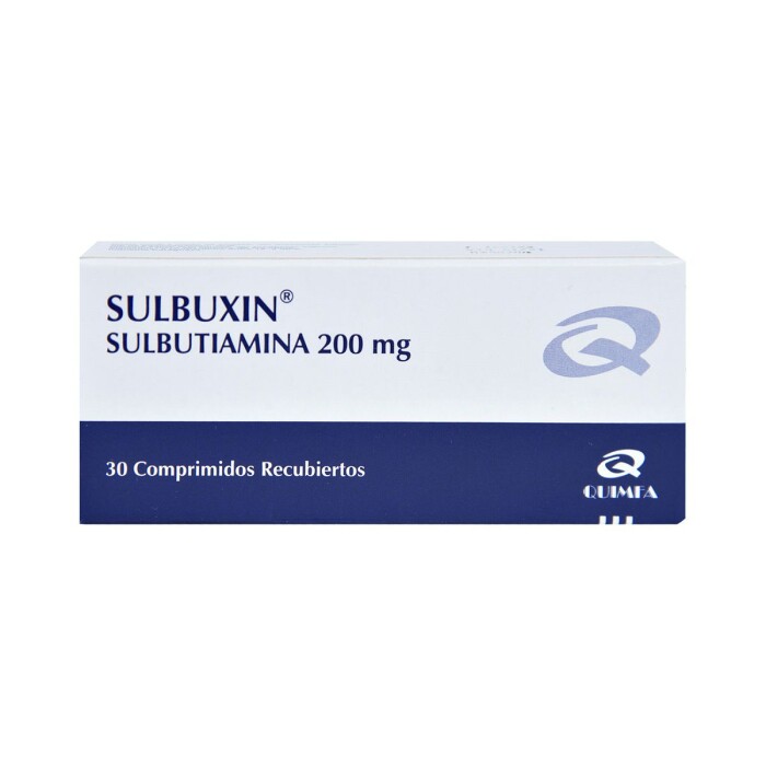 SULBUXIN 200 MG. CJ X 30 COMP. única