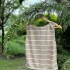 Musculosa Loica Beige y Blanco