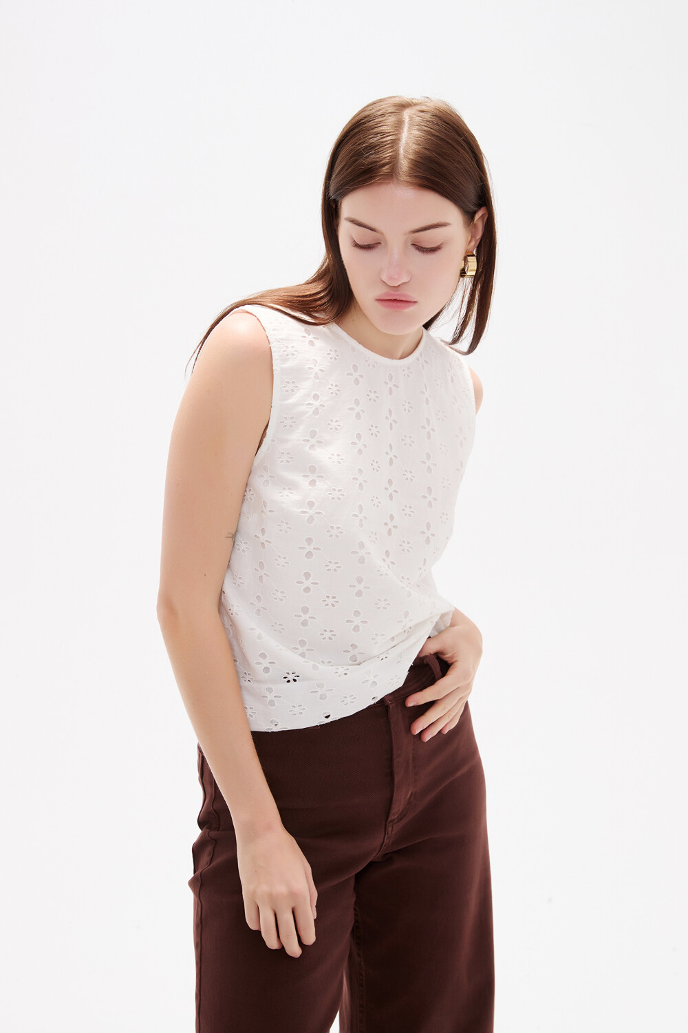 Blusa Rilio Marfil / Off White
