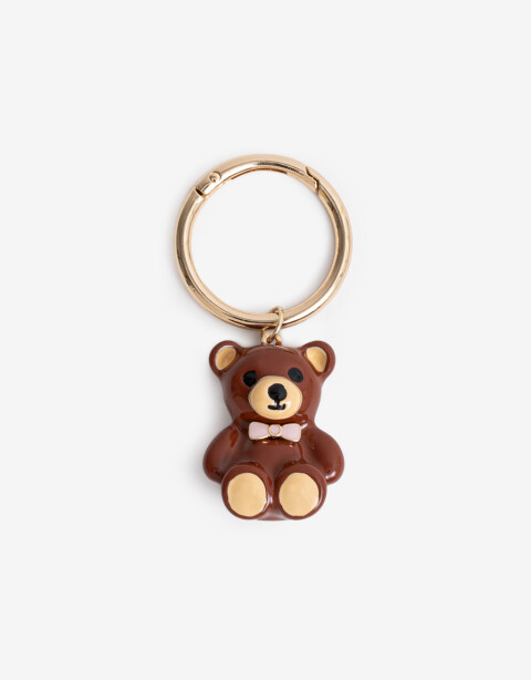 Llavero Acrilico Llavero Mini Toy Oso. - Marron Medio