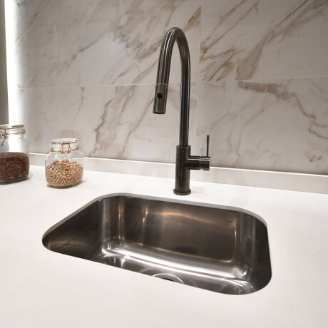 GRIFERIA COCINA MONOC. EN GRAFITO - SERIE SINGATURE GRIS
