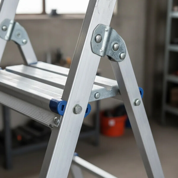 Escalera Turka Plegable De 4 Escalones Hasta 150 Kg Zln0683 ESCALERA PLEGABLE ZILAN ZLN1183