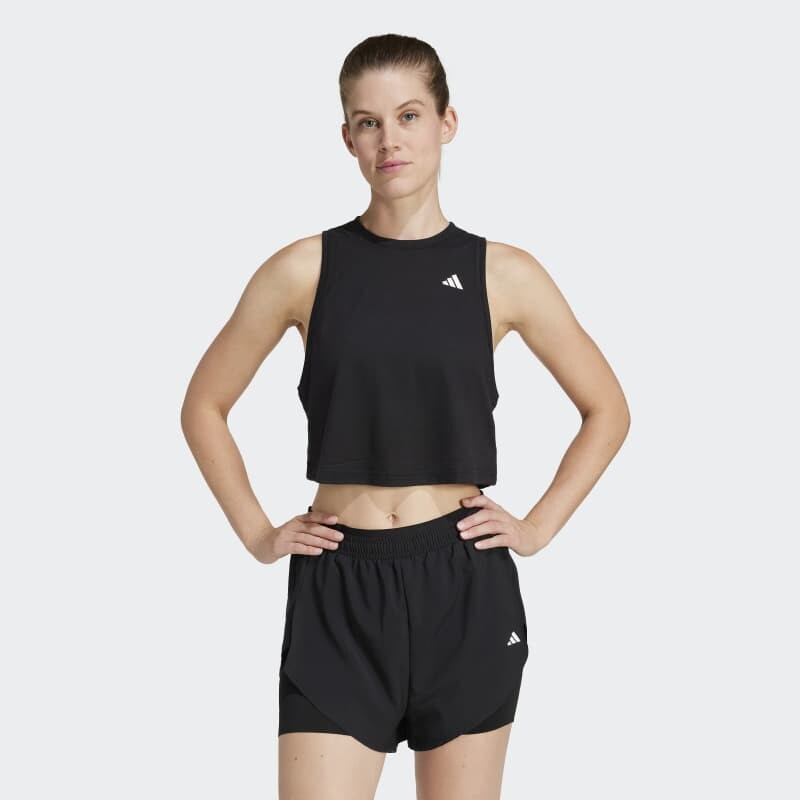 Musculosa Adidas Train Essentials Boxy Workout Negro