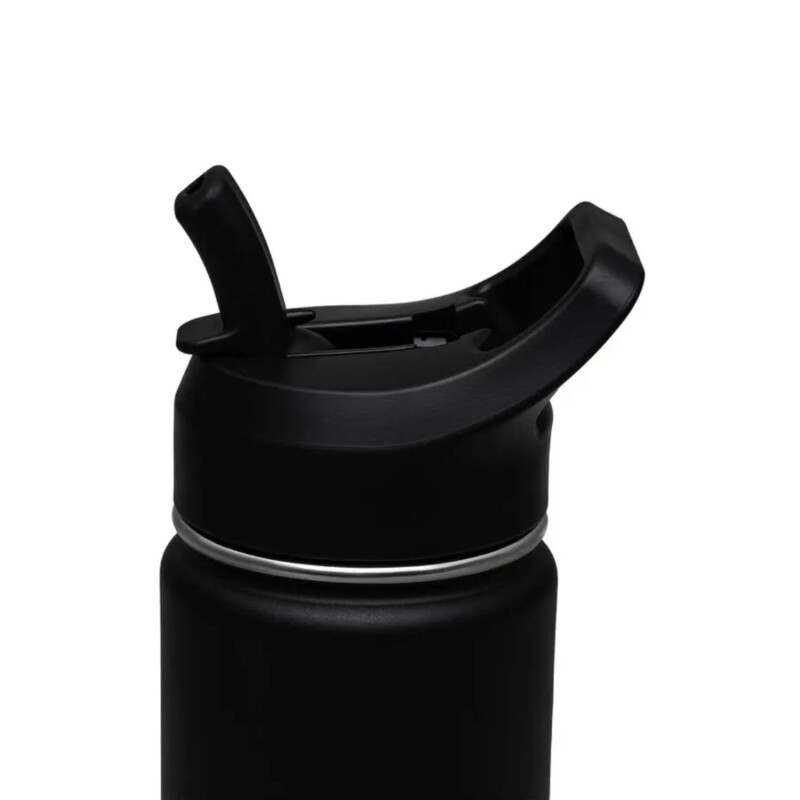 Botella térmica Tramontina Thermo Hydration 650 ml Negro