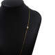 Cadena forcet oro 18k ,centro con zafiro azul tallado corazón Cadena forcet oro 18k ,centro con zafiro azul tallado corazón